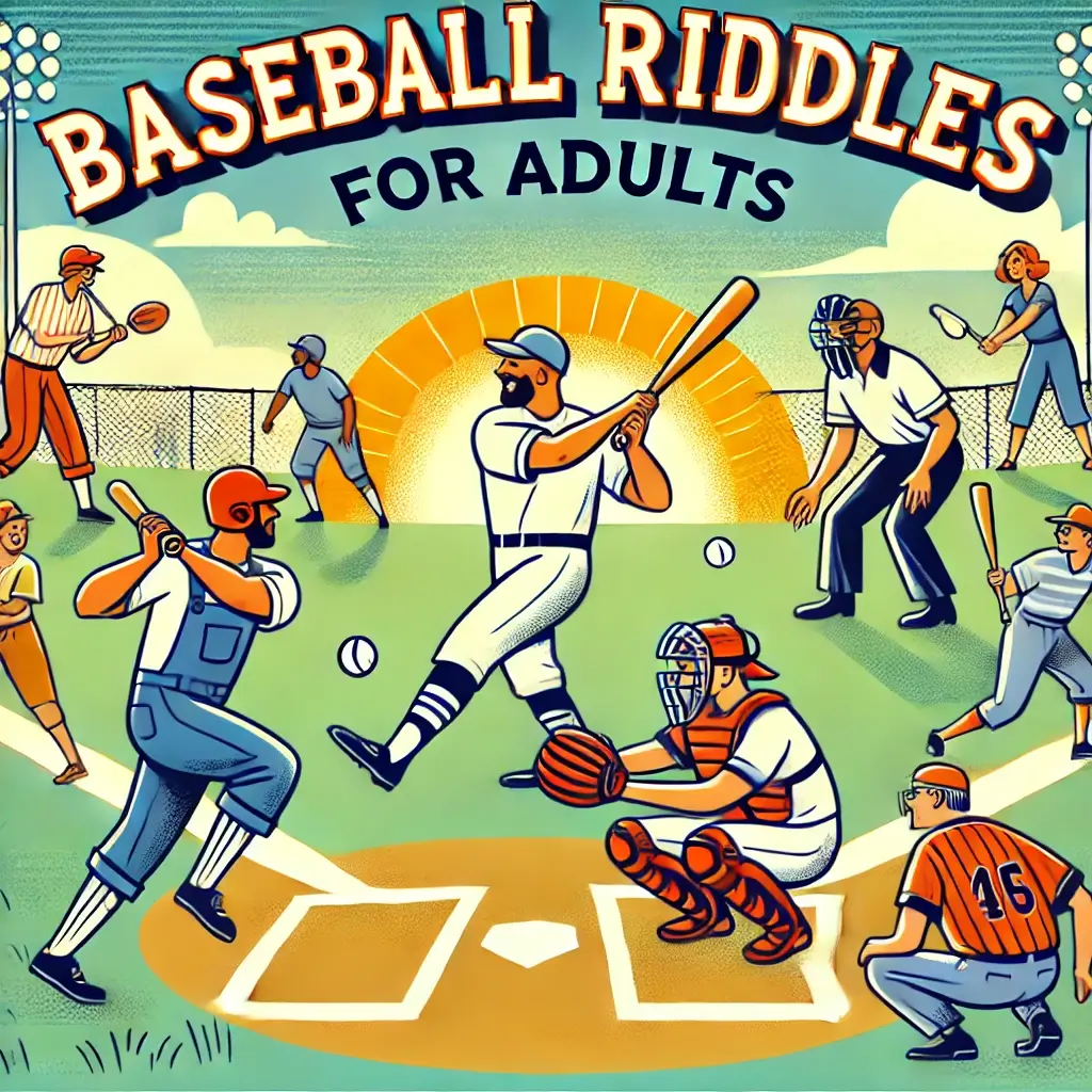 Baseball Riddles for adults