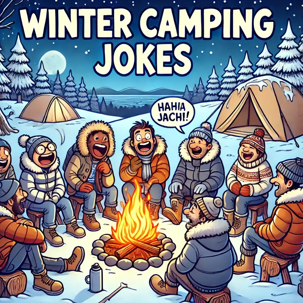 winter camping jokes